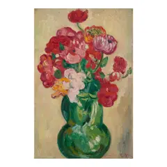Louis Valtat, Fleurs dans un pichet vert, 1905, oil on canvas