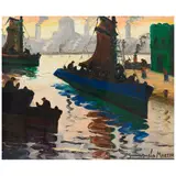 Tarde de Sol by Benito Quinquela Martín, 1954, oil on board, sold May 2026