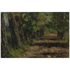 Belvedere-Allee in Weimar by Christian Rohlfs, 1898, oil on canvas, sold May 2026