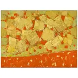 Mordecai Ardon, Red Landscape, 1964, oil on canvas