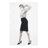 Robert Longo, Cindy, from Men in Cities, 2002, Lithograph on wove paper