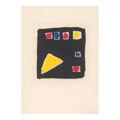 Katherine Bradford, Untitled, Artist's Relief Portfolio for the Homeless: Relief Prints by 15 New York Artists, 1992, Woodcut in colors on japon paper