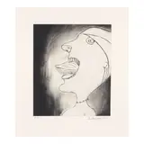 Louise Bourgeois, Madeleine, 1999, Drypoint on wove paper