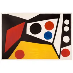 Composition with Circles by Alexander Calder, 1971, Lithograph in colors on wove paper, sold Feb 2026