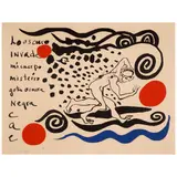 Alexander Calder, Lo oscuro invade, 1970, Lithograph in colors on Arches paper