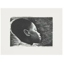 Black is Beautiful by Elizabeth Catlett, 1968, Lithograph on wove paper, sold Feb 2026