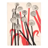 Alexander Calder, One Plate, from Magie éolienne, 1972, Lithograph in colors on Arches paper