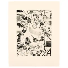 Flotsam (Liguori 342) by Richard Diebenkorn, 1991, Etching, aquatint and drypoint on wove paper, sold Feb 2026