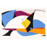 Susan Crile, Untitled (Live from Lincoln Center), 1980, Screenprint in colors on wove paper
