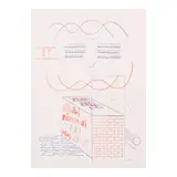 David Hockney, Ojai Festival (Baggott 81), 1981, Lithograph in colors on wove paper