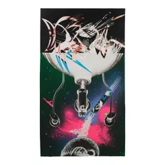 James Rosenquist, Where the Water Goes, from Welcome to the Water Planet (Glenn 215), 1989, Pressed paper pulp, lithograph and collage in colors on Rives BFK and TGL handmade paper