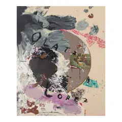 Julian Schnabel, Olatz Lopez, 1992, Screenprint in colors on wove paper