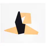 Joel Shapiro, Boat, Bird, Mother and Child (c), 2009, Screenprint in colors with collage on wove paper