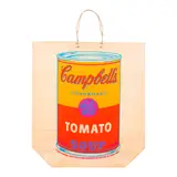 Andy Warhol, Campbell's Soup Can (Tomato) (Feldman & Schellman II.4A), 1966, Screenprint in colors on shopping bag