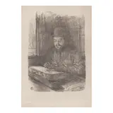 Le bon graveur – Adolphe Albert (Delteil 273, Adhémar 301, Wittrock 297, Adriani 304) by Henri de Toulouse-Lautrec, 1898, Lithograph on wove paper, Wittrock's first and only state, sold Feb 2026