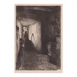 James Abbott McNeill Whistler, The Kitchen (Kennedy 24, Glasgow 16), 1858, Etching on laid paper, Glasgow's third (final) state
