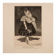 Edouard Manet, A Group of 3 Etchings, Three etchings on laid paper, Harris' seventh state (of 8), Harris' first and only state, Harris' second state (of 4)