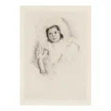 Mary Cassatt, Margot Wearing a Bonnet (No. 1) (Breeskin 179), c. 1902, Drypoint on wove paper, Breeskin's first and only state