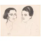 Edvard Munch, Louise and Else Heyerdahl (Schiefler 474)