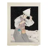 Paul Jacoulet, A Group of 4 Woodblocks (Miles 57; 75; 98; 99), 1939; 1941; 1948 (2)