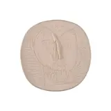 Visage de faune (Ramié 283) by Pablo Picasso, 1955, White earthenware clay plate, sold Feb 2026