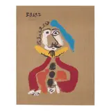 Pablo Picasso, One plate, from Imaginary Portraits, 1969, Lithograph in colors on Arches paper, unsigned (as issued)