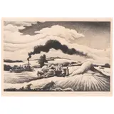 Threshing (Fath 48) by Thomas Hart Benton, 1941, Lithograph on wove paper, sold Feb 2026