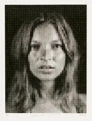 Chuck Close, Kate, 2013, Pigmentdruck auf Papier