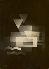 Ludwig Hirschfeld-Mack, Reflektorisches Farbenspiel“. Fotograf: Hermann Eckner, 1923, Vintage. Silbergelatineabzug