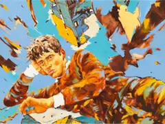 EDITOR by Norbert Bisky, 2016, Öl auf Leinwand, sold Dec 2017