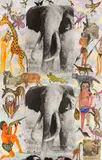 Peter Beard, Ahmed Diptych, 1968, Silbergelatineabzug, 2003/04. Mit Original-Zeichnungen von E Mwangi Kuria in Tusche, Aquarell und Tempera. Unikat