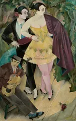Adolf Uzarski, Spanischer Tanz, 1922, Öl auf Leinwand