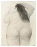 Fernando Botero, La Toilette, 1979, Grafit, Bleistift und Deckweiß auf Hahnemühle-Bütten