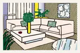 Roy Lichtenstein, Yellow Vase, 1990, Farblithographie, Farbserigraphie und Farbholzschnitt auf Karton