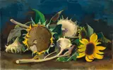 Sonnenblumen (1) by Karl Hofer, 1936, Öl auf Leinwand, sold Nov 2013