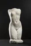 Luděk Havelka, Female Nude Torso, 1930s, patinated modeling clay