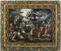 Bartholomeus Spranger, The Wedding of Pelleus and Thetis, Around 1610, oil on wood