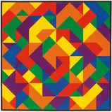Karl Stanley Benjamin, #29, 1968, Oil on canvas
