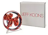 Balloon Dog (Red) by Jeff Koons, 1995, Cast porcelain with red reflective finish, sold Feb 2016