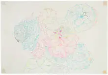 Ryōko Aoki, Flowering Cabbage, 2004, Ink and watercolor on paper