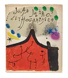 Untitled (Untitled pl. 9 from Obra Inédita Recent) by Joan Miró, 1964, Color lithograph on paper, sold Feb 2016
