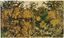 Sacha Moldovan, Le Jardin Ensoleille, c. 1964, Oil on canvas