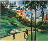 Élisée Maclet, Park Scene, 1925, Oil on canvas