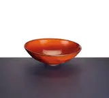 Bowl by Gertrud and Otto Natzler, Red glazed ceramic, sold Feb 2016
