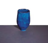 Vase form with slight lip by Gertrud and Otto Natzler, Mystic blue glazed ceramic, sold Feb 2016