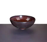 Bowl by Gertrud and Otto Natzler, Nocturne reduction glazed ceramic, sold Feb 2016