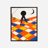 Tabouret à trois pieds by Alexander Calder, 1969, lithograph in colors, sold Mar 2023