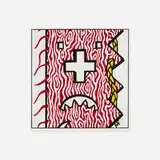 Roy Lichtenstein, American Indian Theme IV (from the American Indian Theme Stories series)