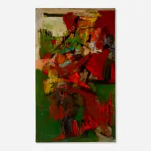 Untitled by Choi Wook-Kyung, oil on canvas, sold Mar 2023