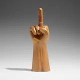 Finger (from the Ex-Votos series) by Ai Weiwei, 2018, wood, sold Mar 2023